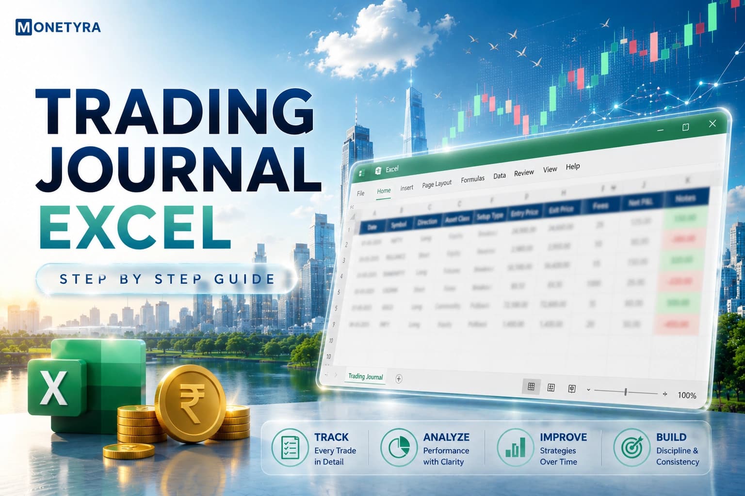trading journal excel