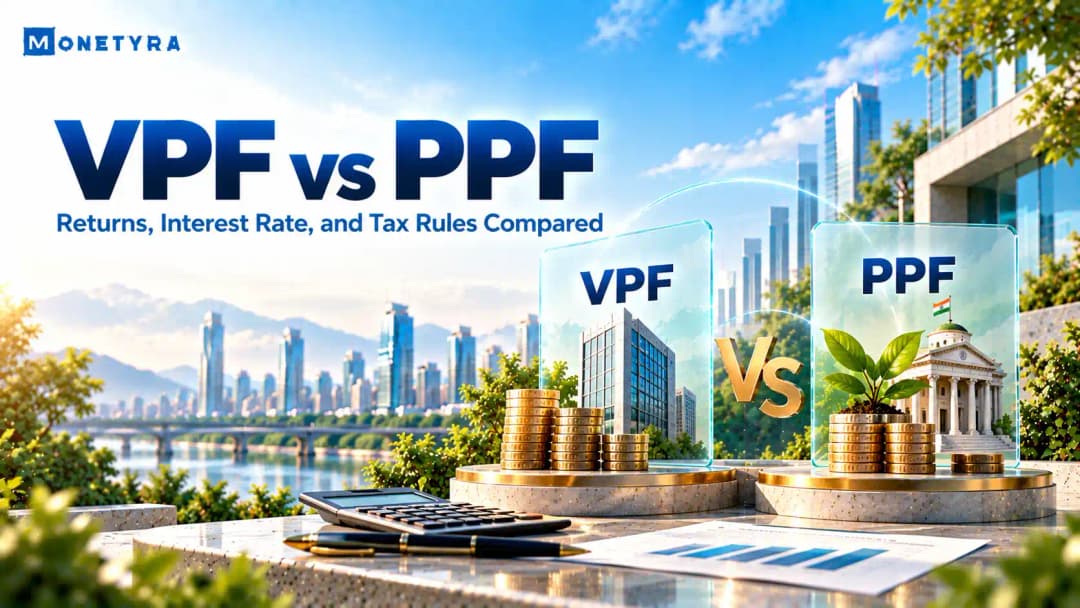 VPF vs PPF: Returns, Interest Rate, and Tax Rules Compared