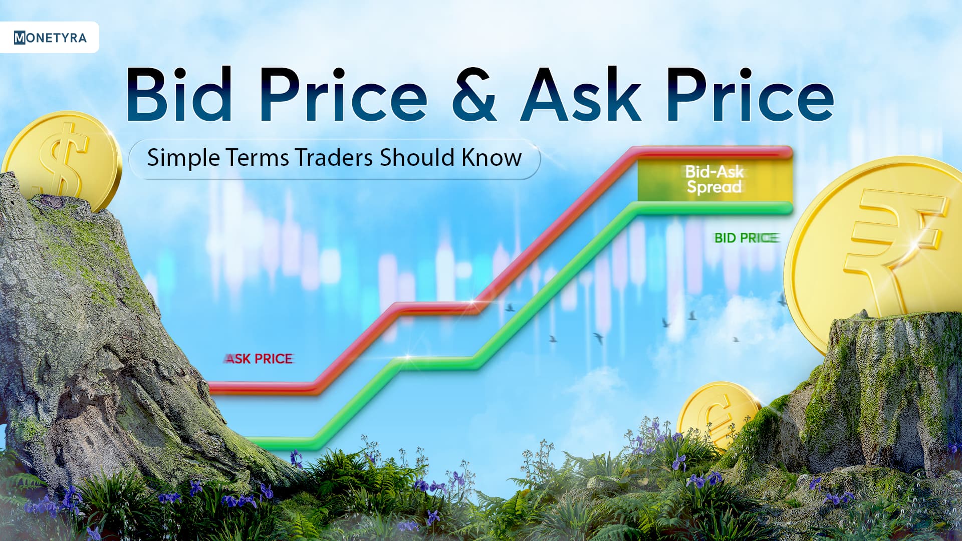 Bid price and ask price
