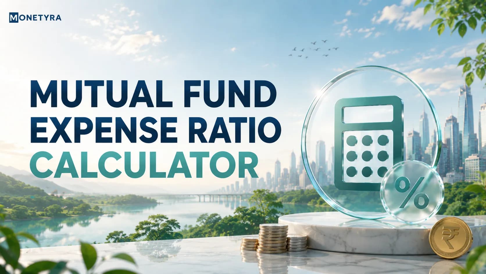 Mutual fund expense ratio calculator and fee drag framework in India.