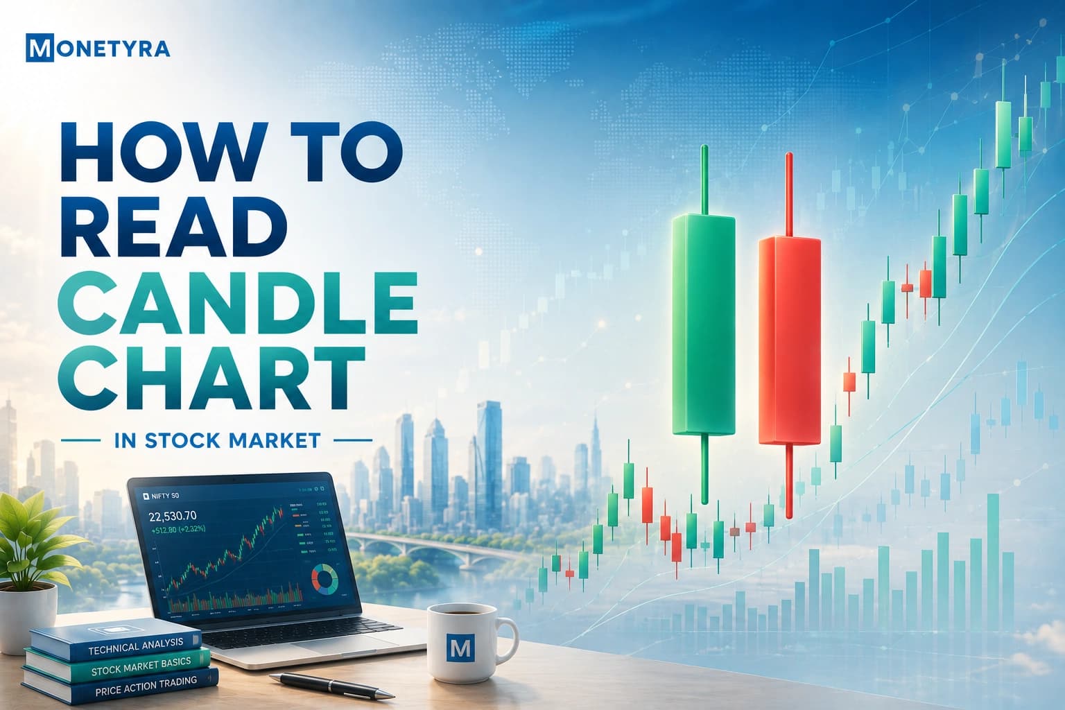 how to read candle chart in stock market
