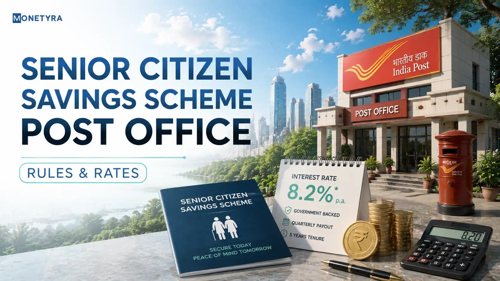Guide to the senior citizen savings scheme post office including interest rates and maximum deposit limits for retirees.