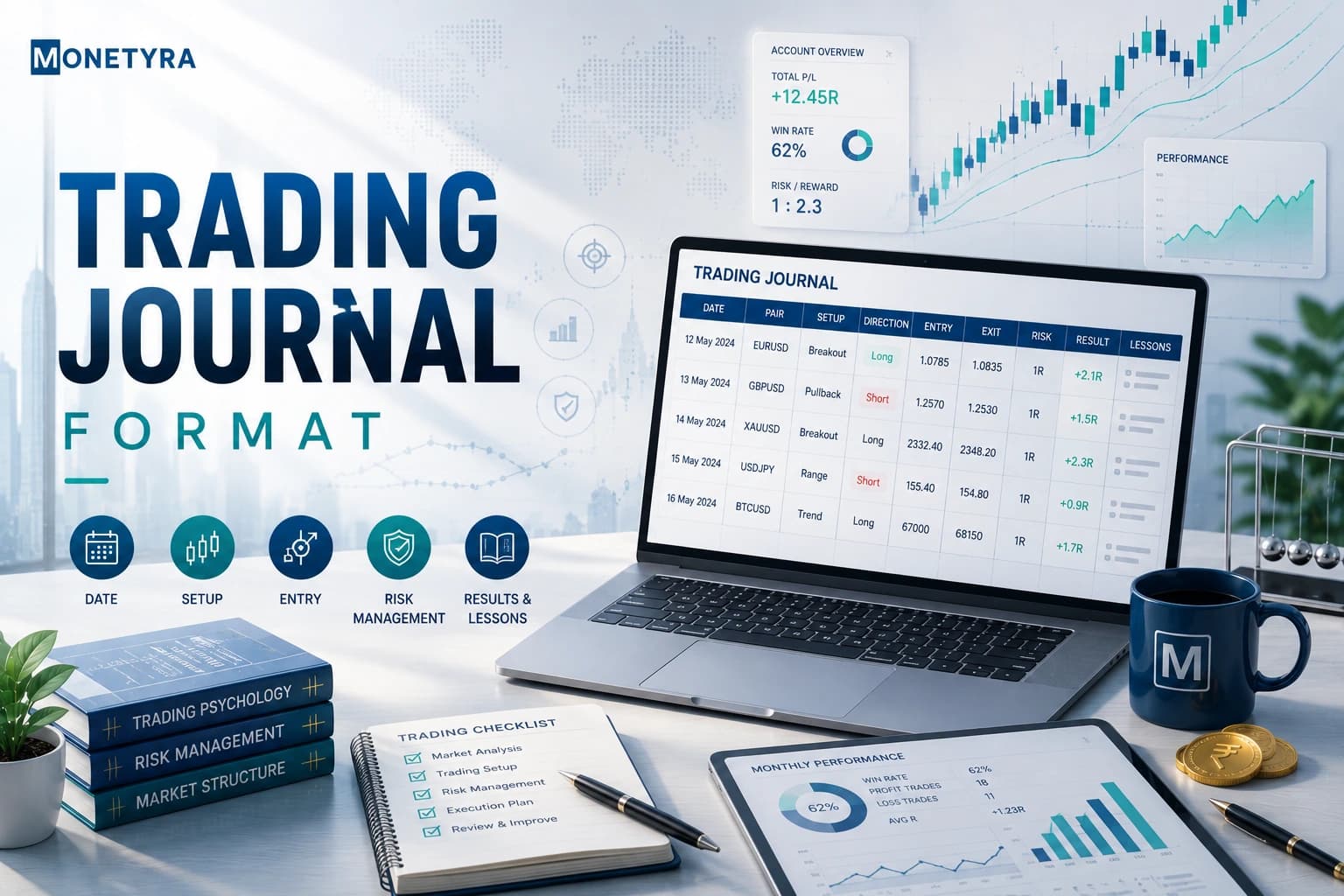 trading journal format