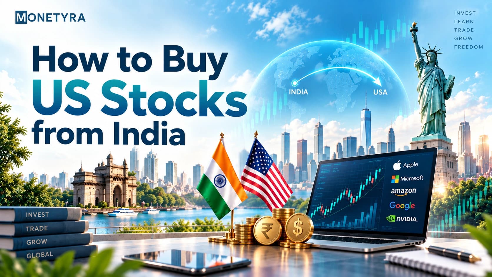 how to buy us stocks from india