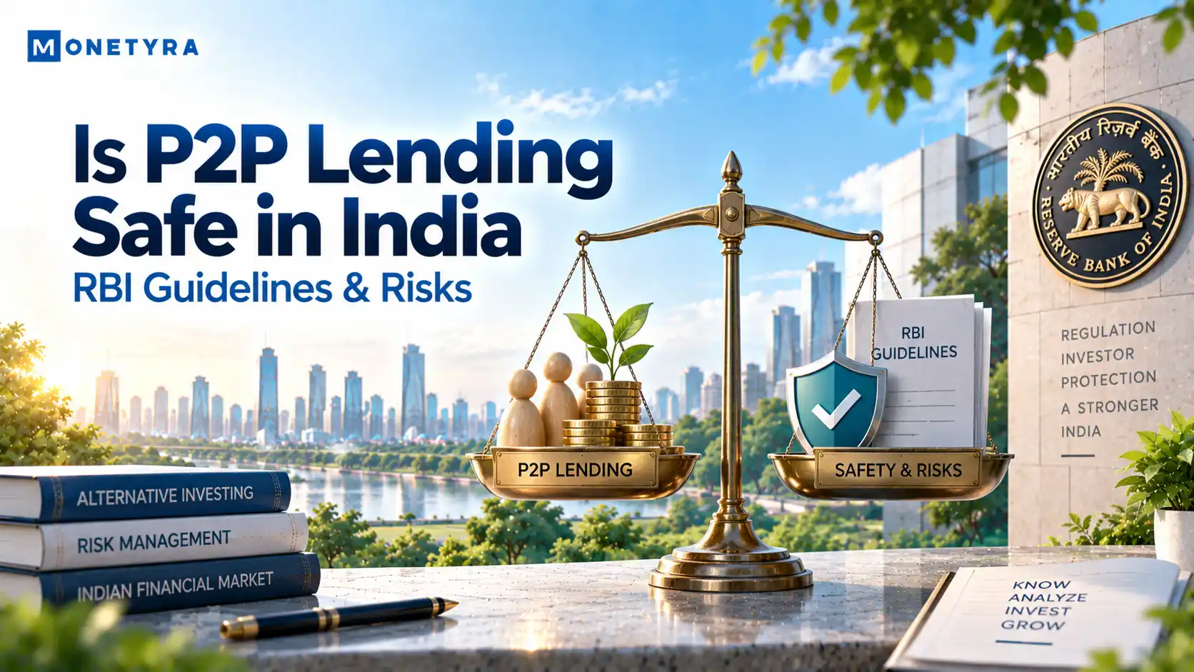 Peer to peer lending safety and risk analysis in India.