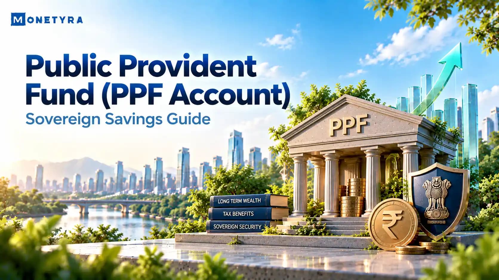 Public Provident Fund PPF Account sovereign savings guide illustration.