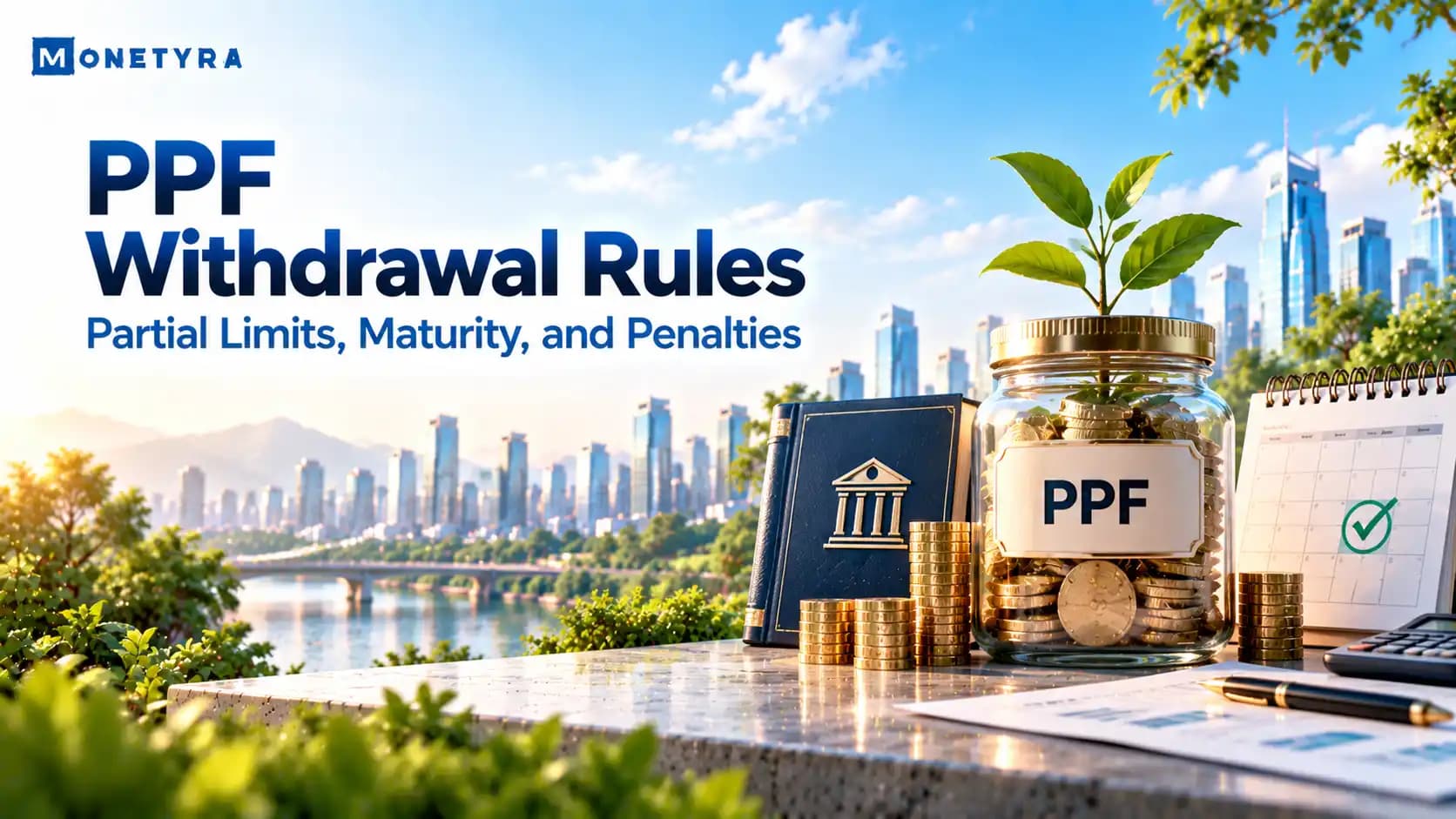 Comprehensive guide detailing PPF withdrawal rules, partial limits, maturity options, and premature penalties.